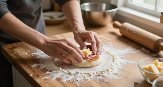 Ham And Cheese Butter-Swim Biscuits