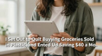 I Set Out To Quit Buying Groceries Sold In Plastic, And Ended Up Saving $40 A Month