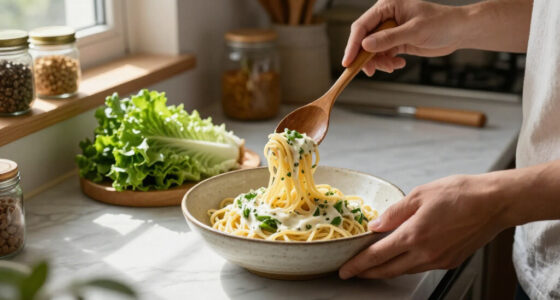 Spaghetti Freddi Alla Crema Di Lattuga