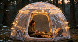 Amazon's Selling A Glowing Dome Tent That Looks Like A Real Life Snow Globe