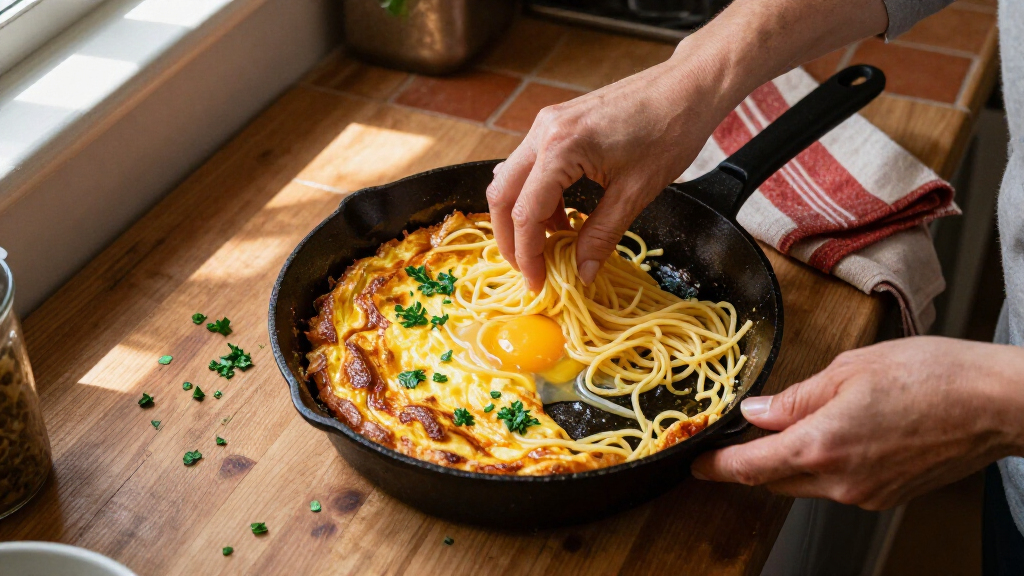 Frittata Di Pasta: Naples' Genius Answer To Leftover Spaghetti