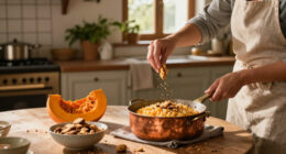 Pumpkin Risotto With Amaretti Crumble: Sweet Meets Savory, Lombardy Style