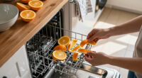 Why People Are Putting Orange Peels In The Dishwasher