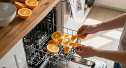 Why People Are Putting Orange Peels In The Dishwasher